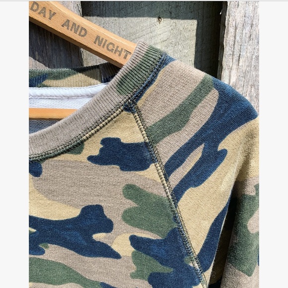 NWOT Army Pullover Sweat Shirt J.Crew Size Small - Picture 3 of 5